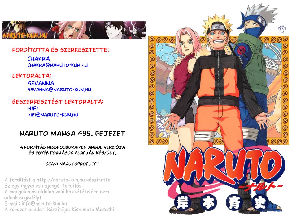 Naruto Kun Hu Mangaolvaso Naruto Chapter 495 Page 1